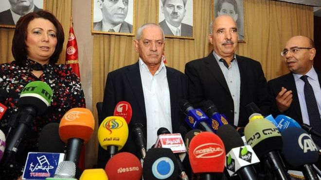 The quartet is made up of mediators from four Tunisian organisations 